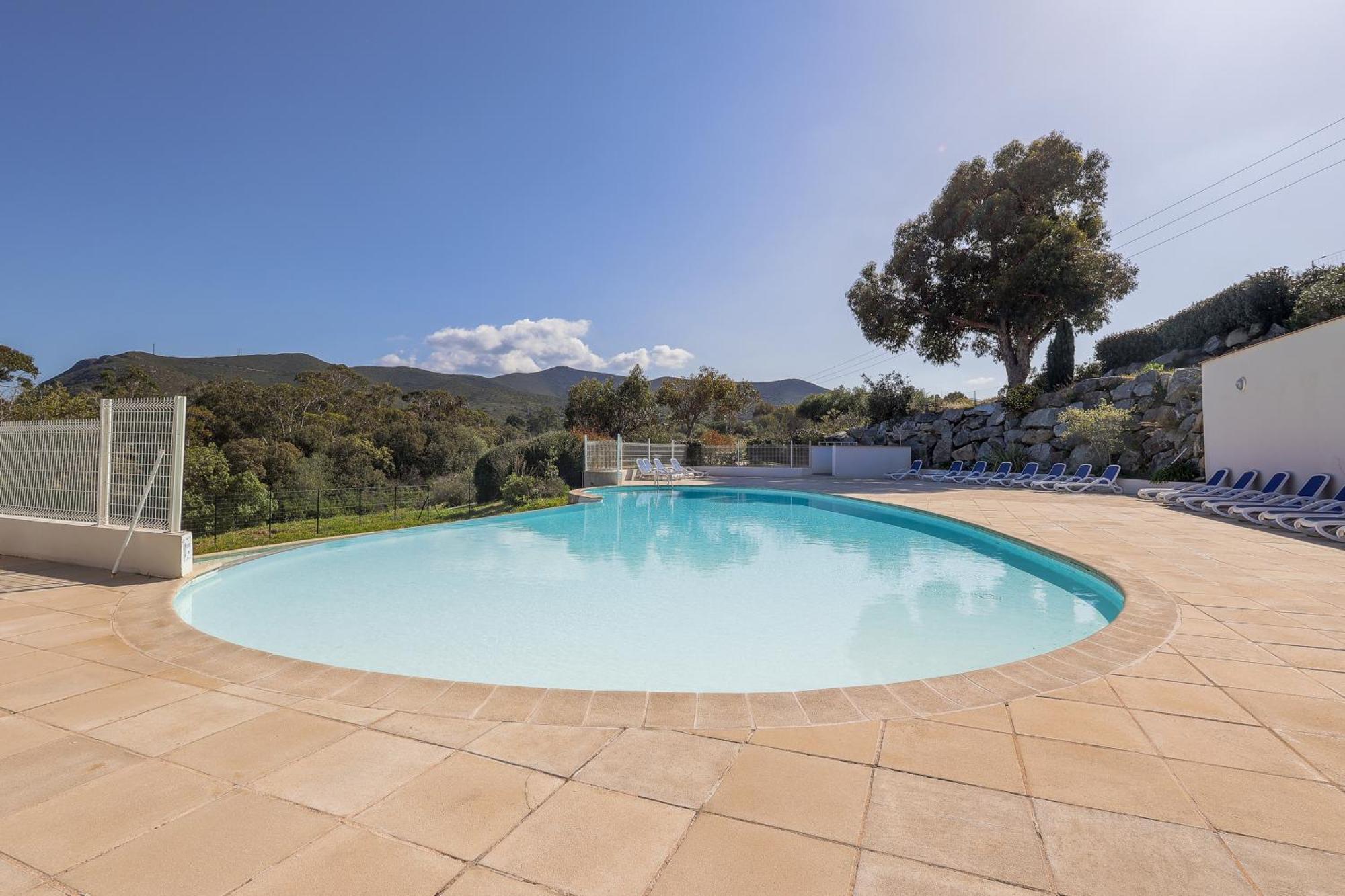 Capra Scorsa - Appt Vue Mer Et Piscine Partagee Belgodère Exterior foto